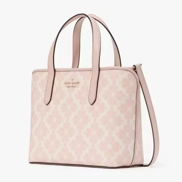 Kate Spade Pink Signature Small Tote Bag VEGAN - Picture 5 of 14
